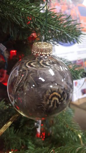 Linn County PF Festival of Trees decorated tree.  Proceeds of the silent auction go towards non profit organizations supported by the Local JayCees.  Thanks to the Corridor Clay Crushers College Trap team with student athletes from Mt Mercy University and Kirkwood Community College.